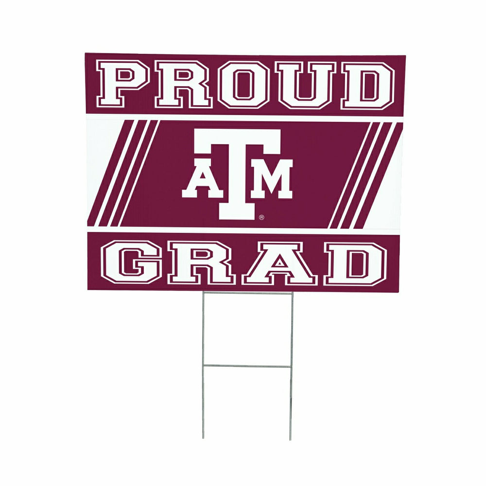 Texas A&M Coroplast Yard Sign Graduate - Collegiate Home