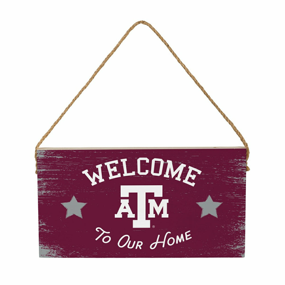 Texas A&M Wood Wall Sign, 6x11 - Collegiate Home