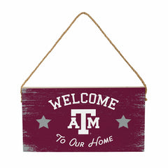 Texas A&M Wood Wall Sign, 6x11 - Collegiate Home