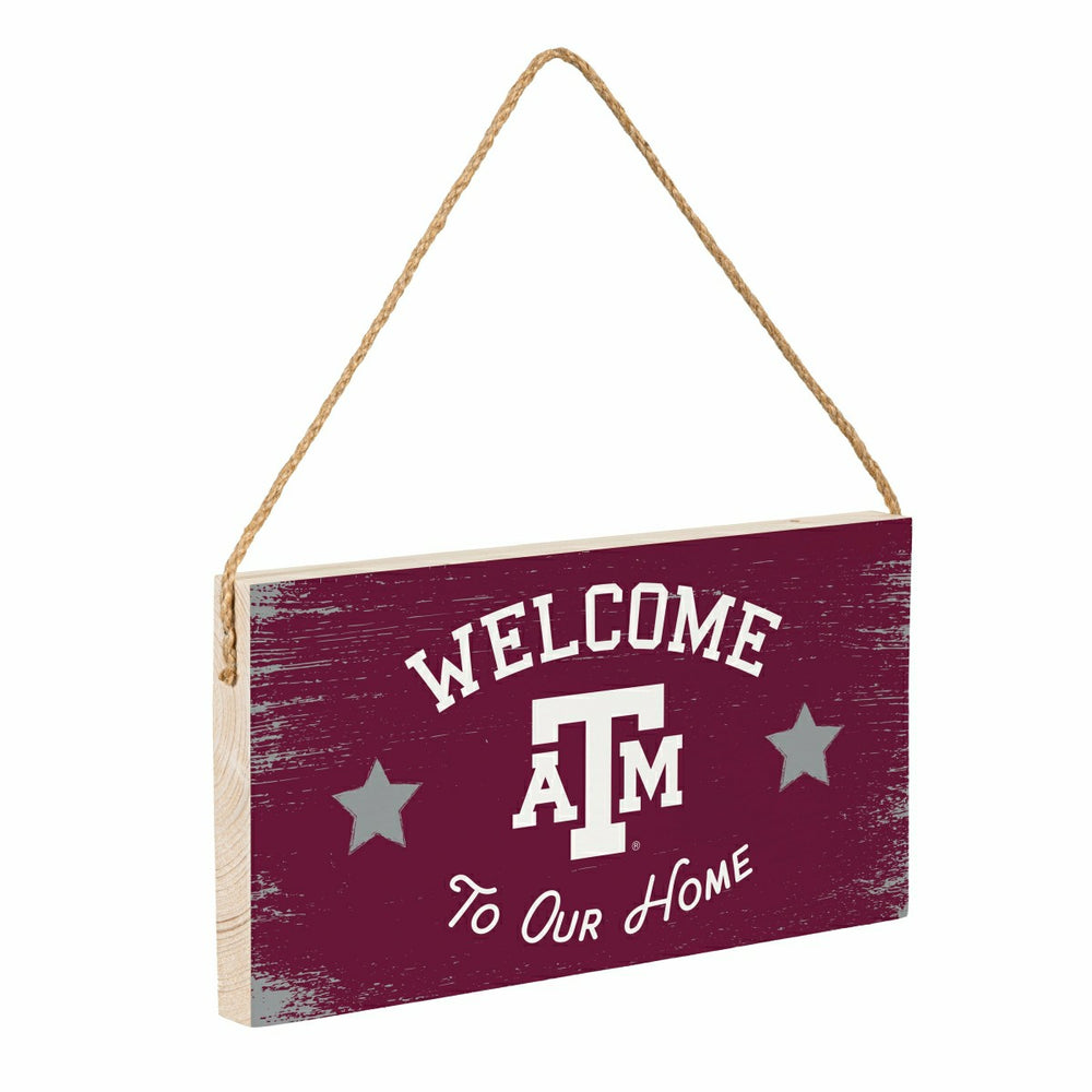 Texas A&M Wood Wall Sign, 6x11 - Collegiate Home