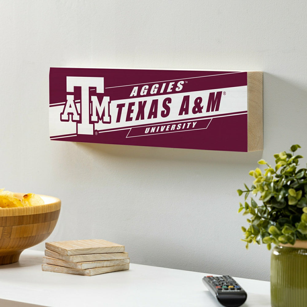 Texas A&M Mantle Sign, Down Home Fans, 5x18 - Collegiate Home
