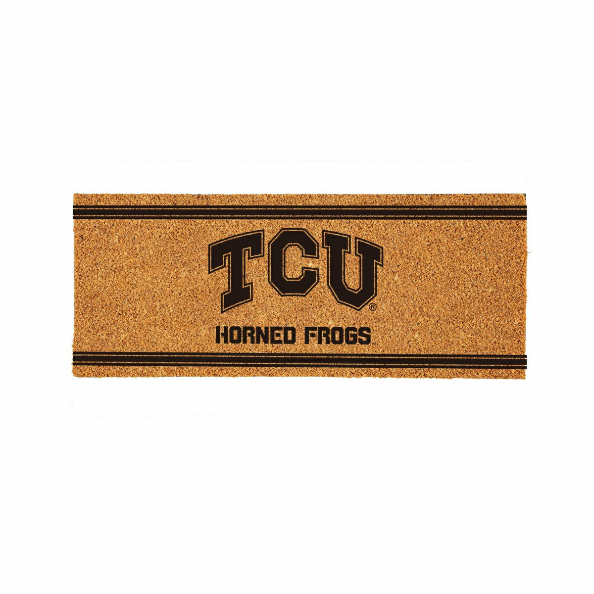 Texas Christian University Extra Large One Color Coir Mat, 60"x24" - Collegiate