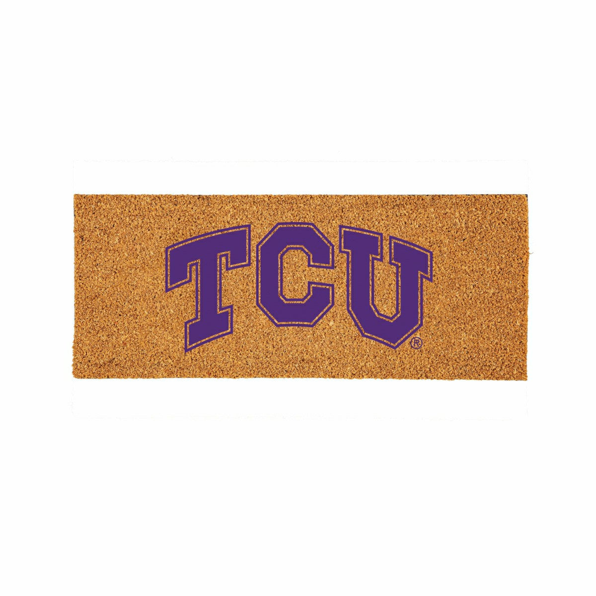 Texas Christian University Extra Large Full Color Coir Mat, 60"x24" - Collegiate