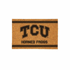 Texas Christian University Large One Color Coir Mat, 36"x24" - Collegiate