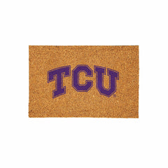 Texas Christian University Large Full Color Coir Mat, 36"x24" - Collegiate