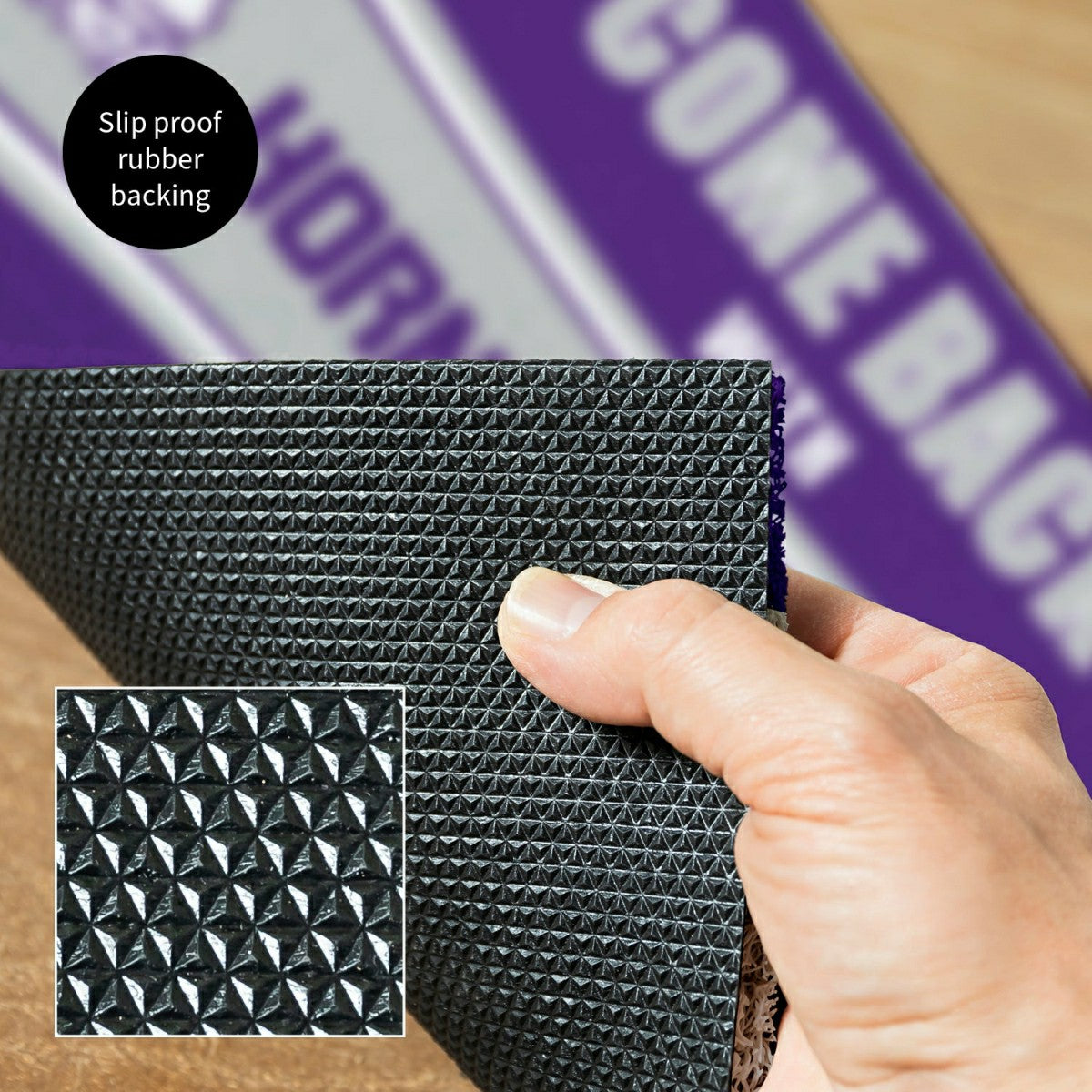 28" x 16" PVC Trapper Mat, Come Back with Tickets, Texas Christian Uni - Collegiate