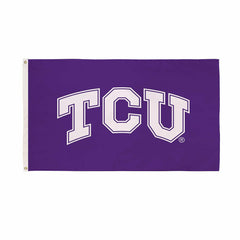 Texas Christian University Single Sided Flag w/ 2 Grommets, 3'x5' - Collegiate Home