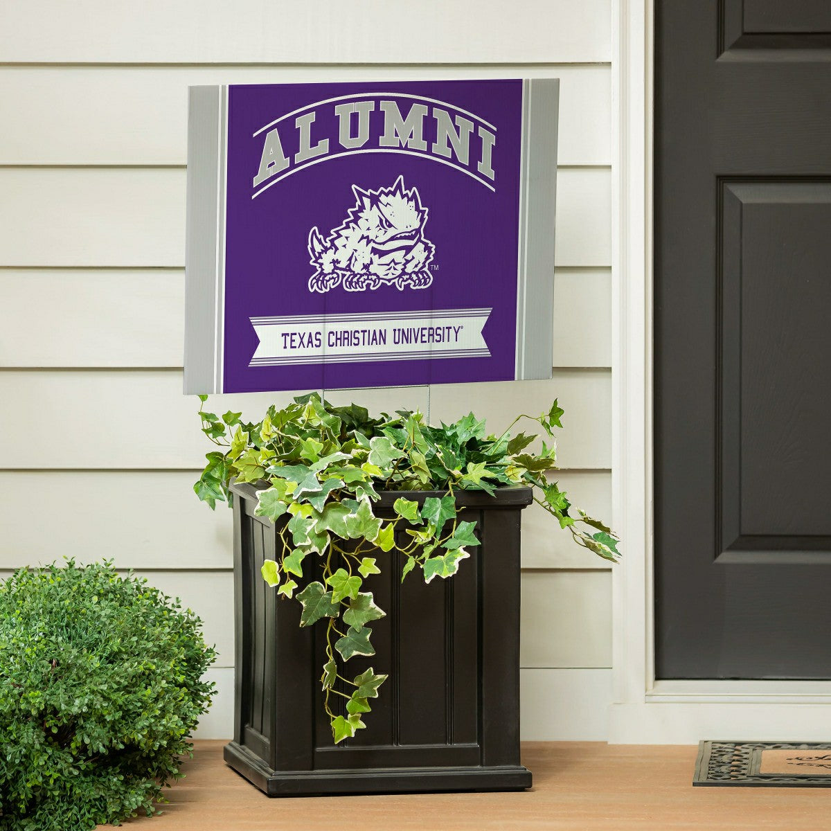 Texas Christian University Coroplast Yard Sign Alumni - Collegiate Home