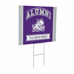 Texas Christian University Coroplast Yard Sign Alumni - Collegiate Home