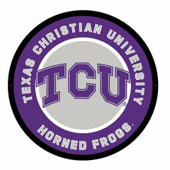 LED Wall Decor, Round, Texas Christian University - Collegiate Home