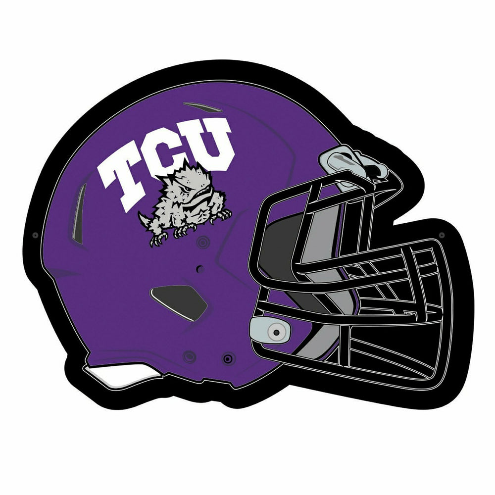 LED Wall Decor, Helmet, Texas Christian University - Collegiate Home