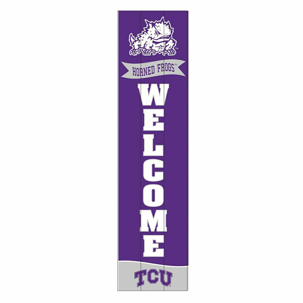 Texas Christian University Large Single Sided Leaner, 46" - Collegiate Home