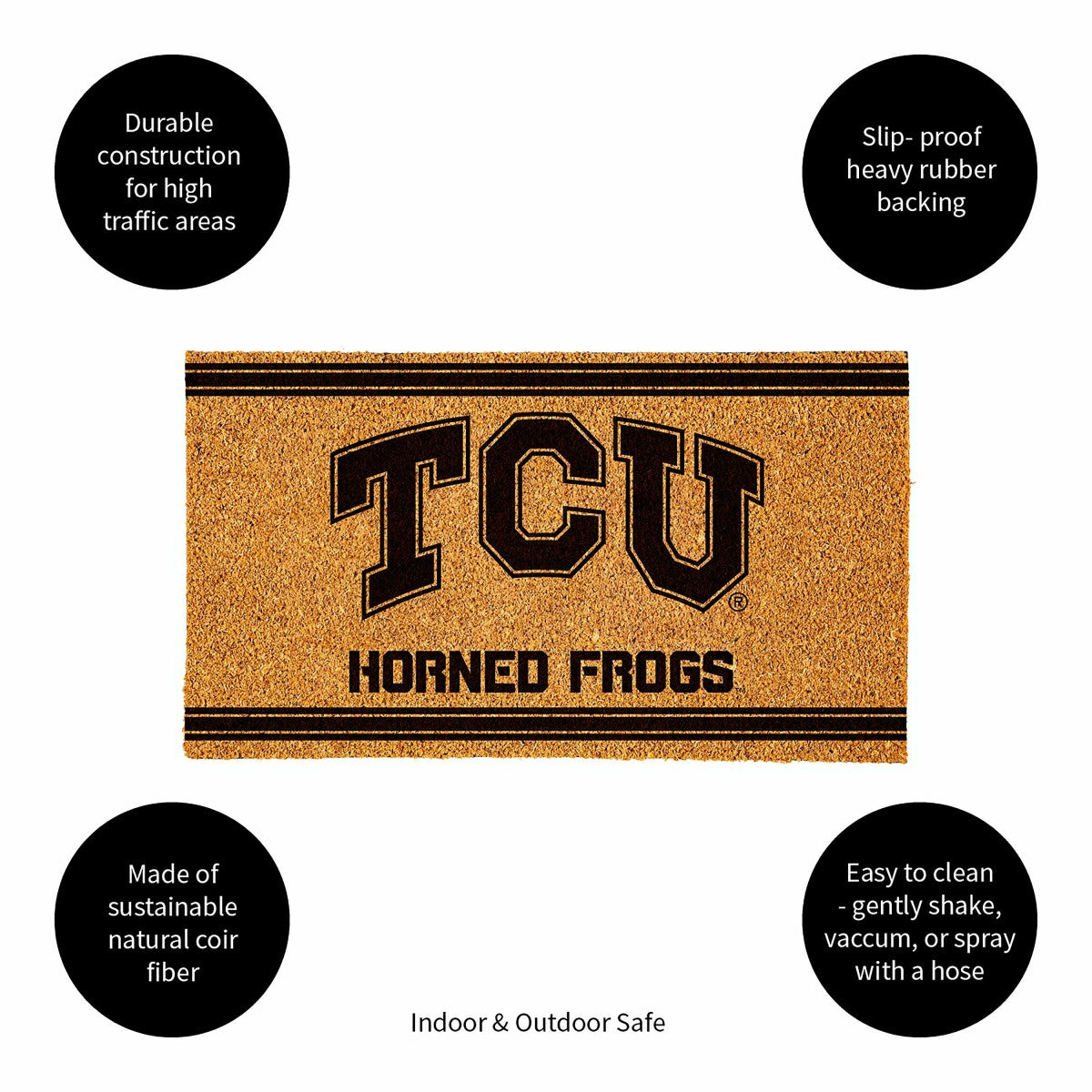 Texas Christian University, Coir Mat 1C - Collegiate