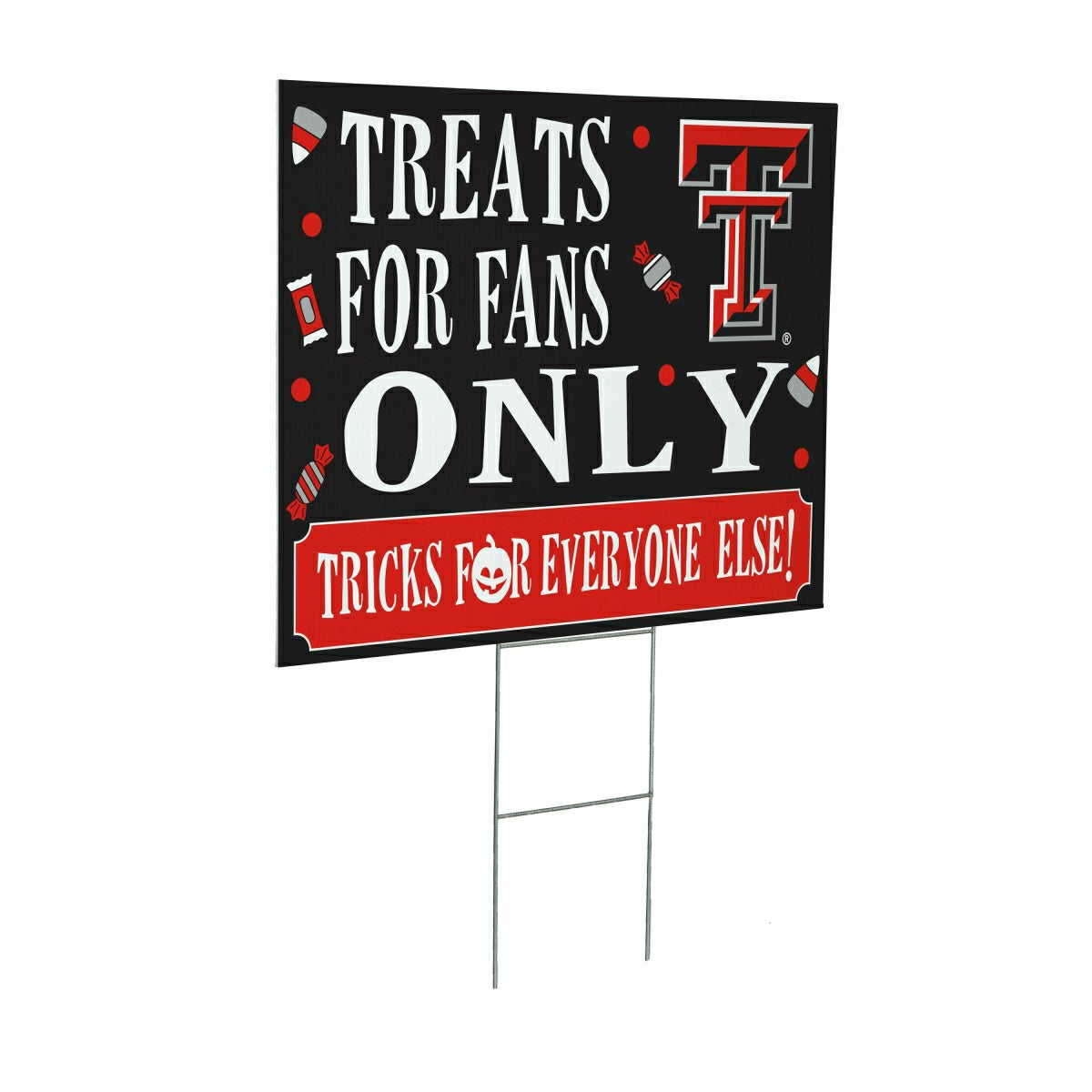 Texas Tech University Yard Sign, Halloween Treats for Fans - Collegiate Home
