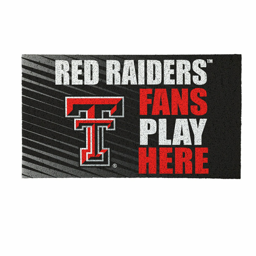 Texas Tech University Fan Mat, 28"x16" - Collegiate