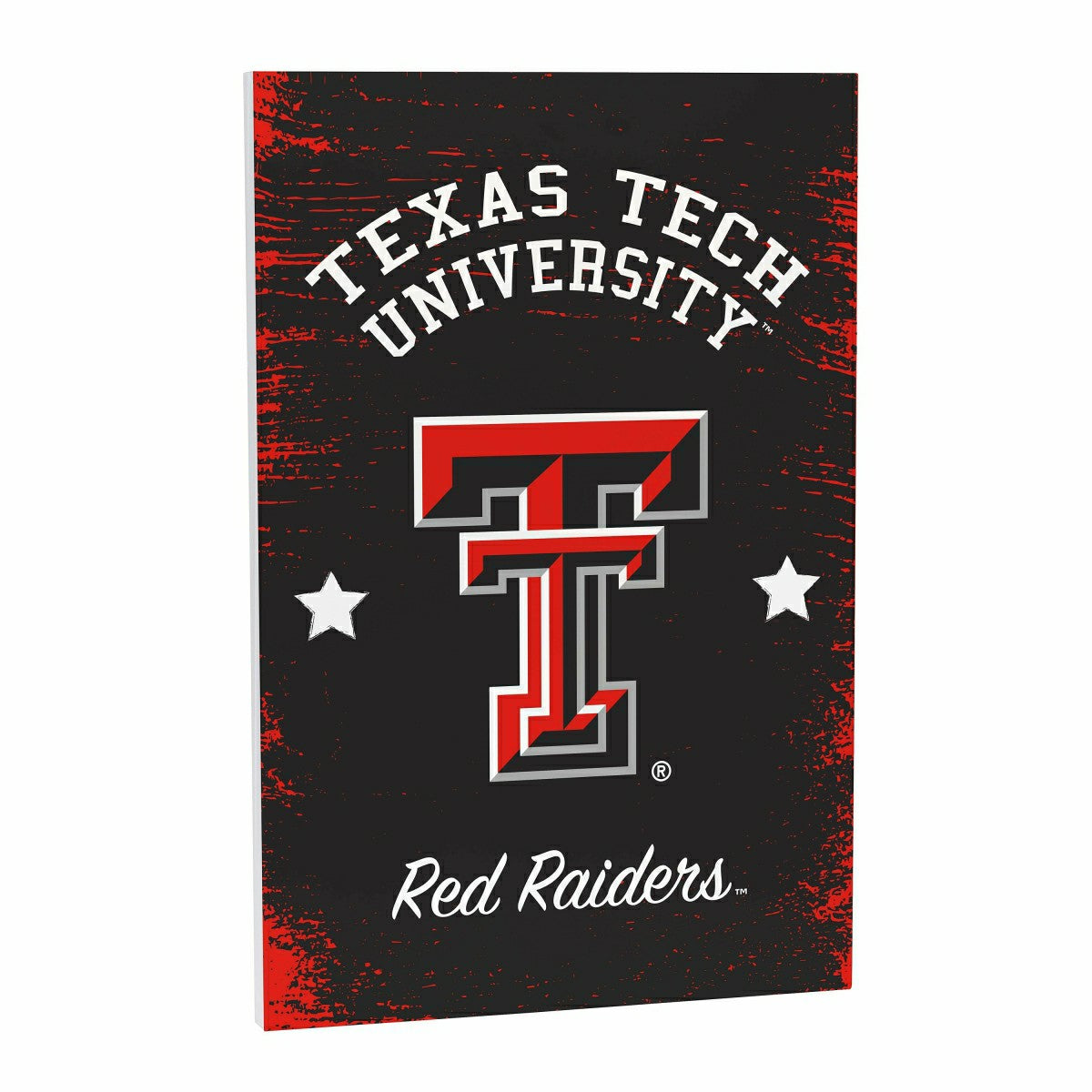Texas Tech University Wood Wall Sign, 16x24 - Collegiate Home