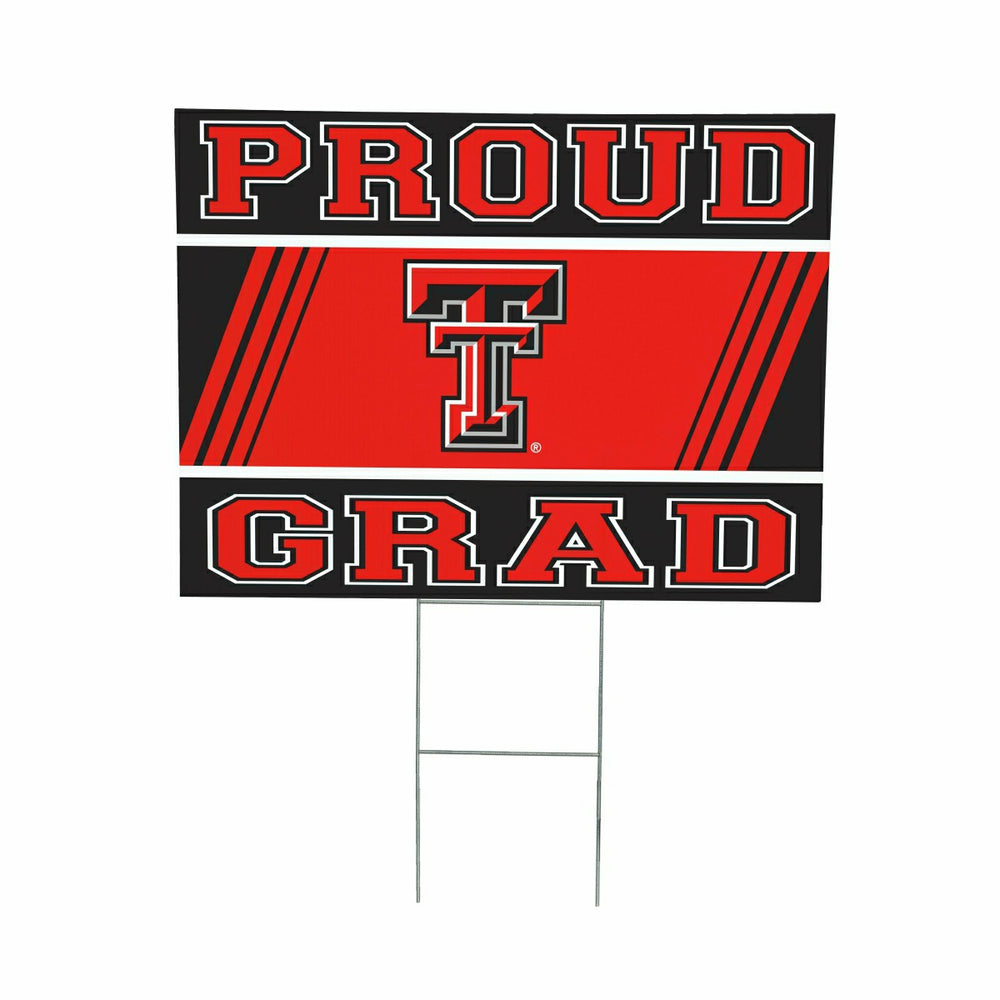 Texas Tech University Coroplast Yard Sign Graduate - Collegiate Home