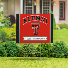 Texas Tech University Coroplast Yard Sign Alumni - Collegiate Home