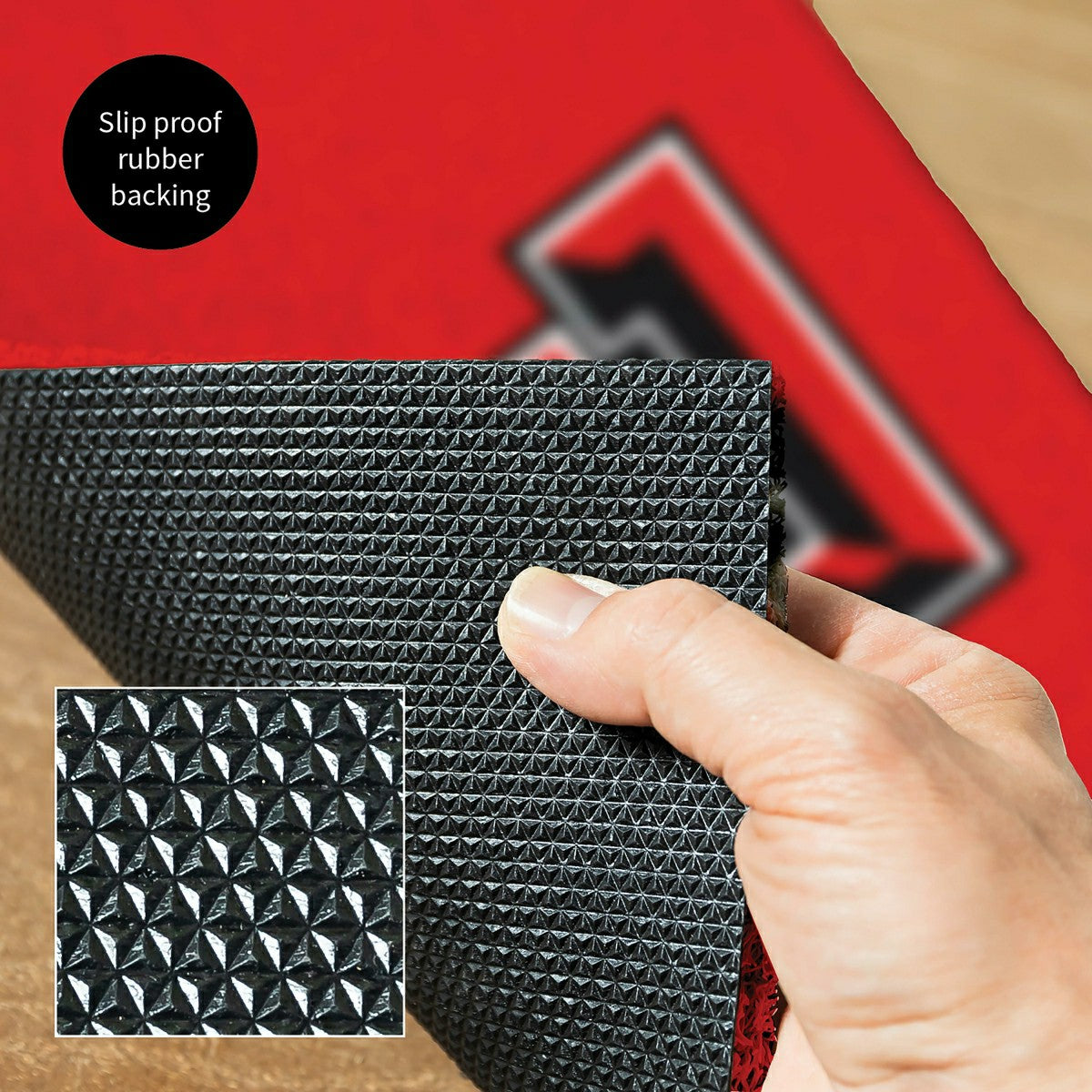 Full Color PVC Mat, 16" x 28", Texas Tech University - Collegiate