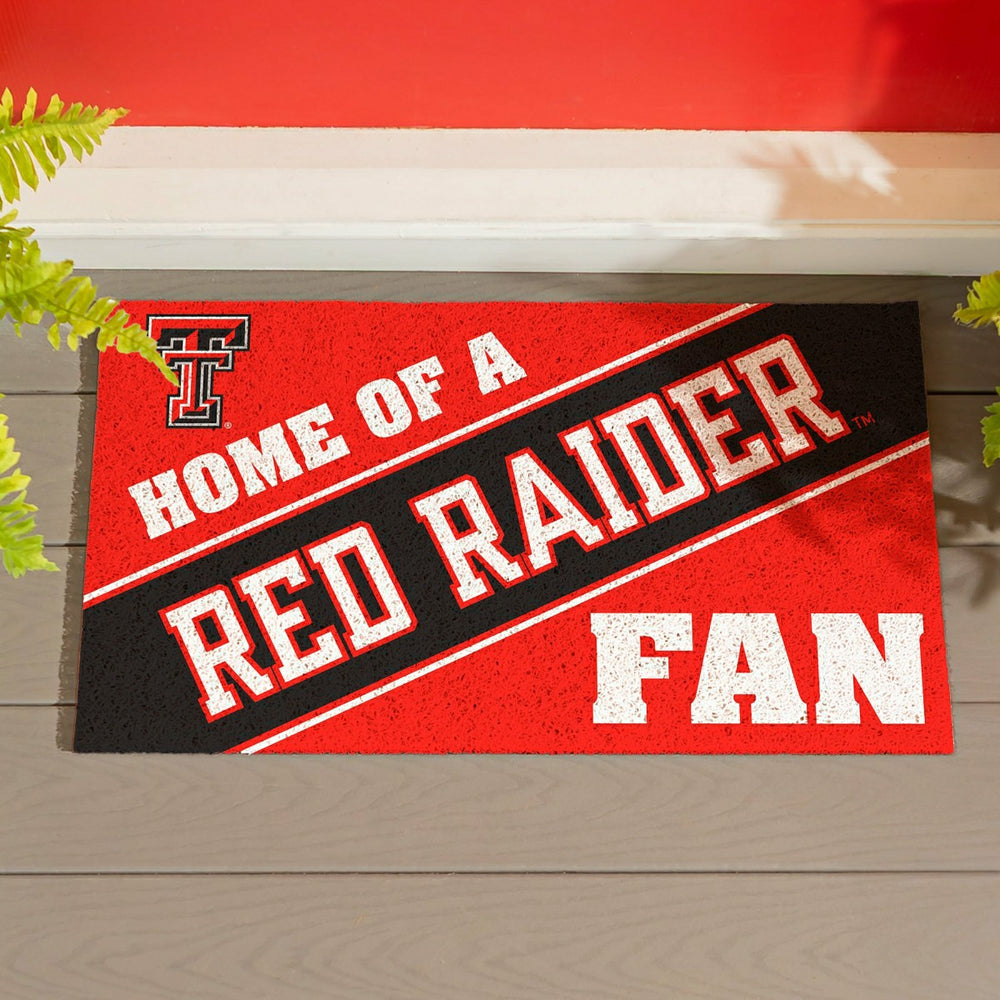 Texas Tech University, PVC Mat COLOR, Home of a Fan - Collegiate