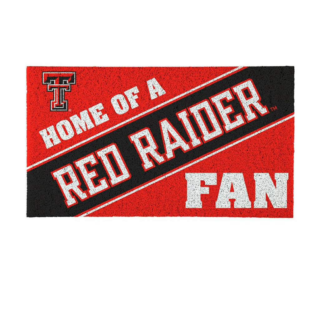 Texas Tech University, PVC Mat COLOR, Home of a Fan - Collegiate