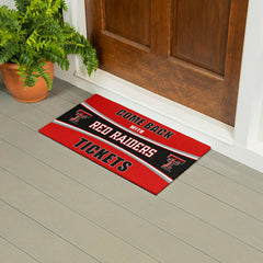 28" x 16" PVC Trapper Mat, Come Back with Tickets, Texas Tech Universi - Collegiate
