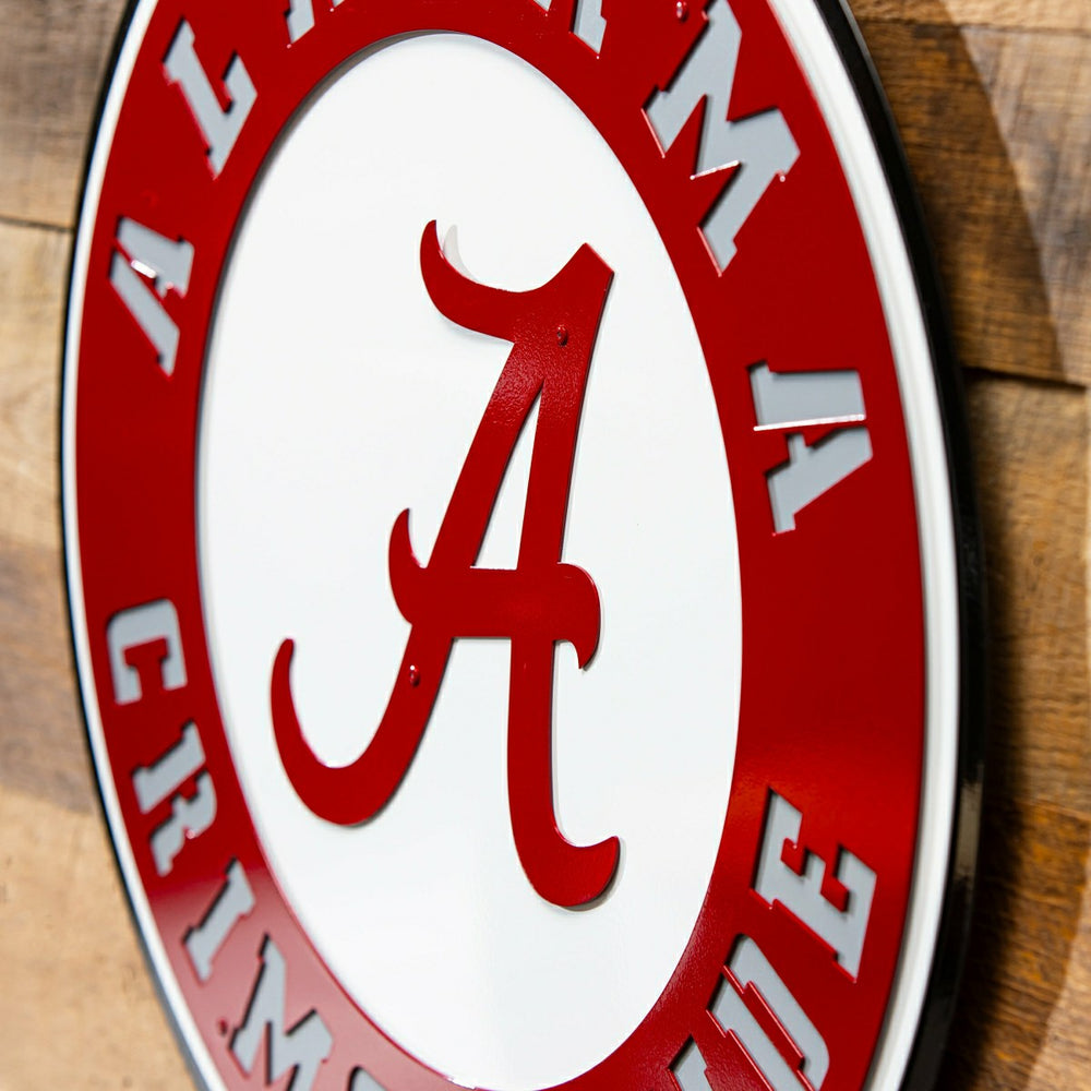 University of Alabama Layered Metal Wall Art - Collegiate Home