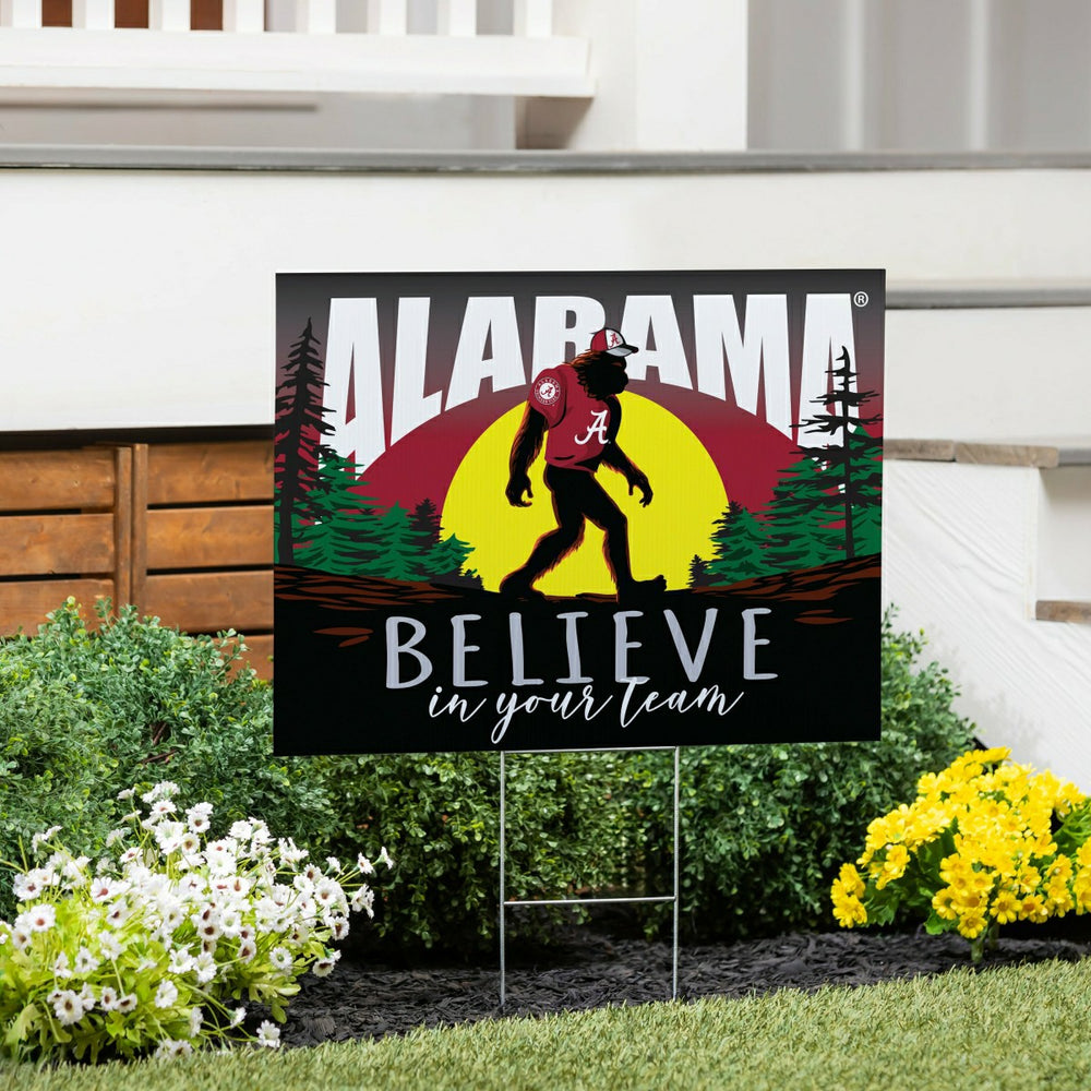 University of Alabama Yard Sign, Bigfoot - Collegiate Home