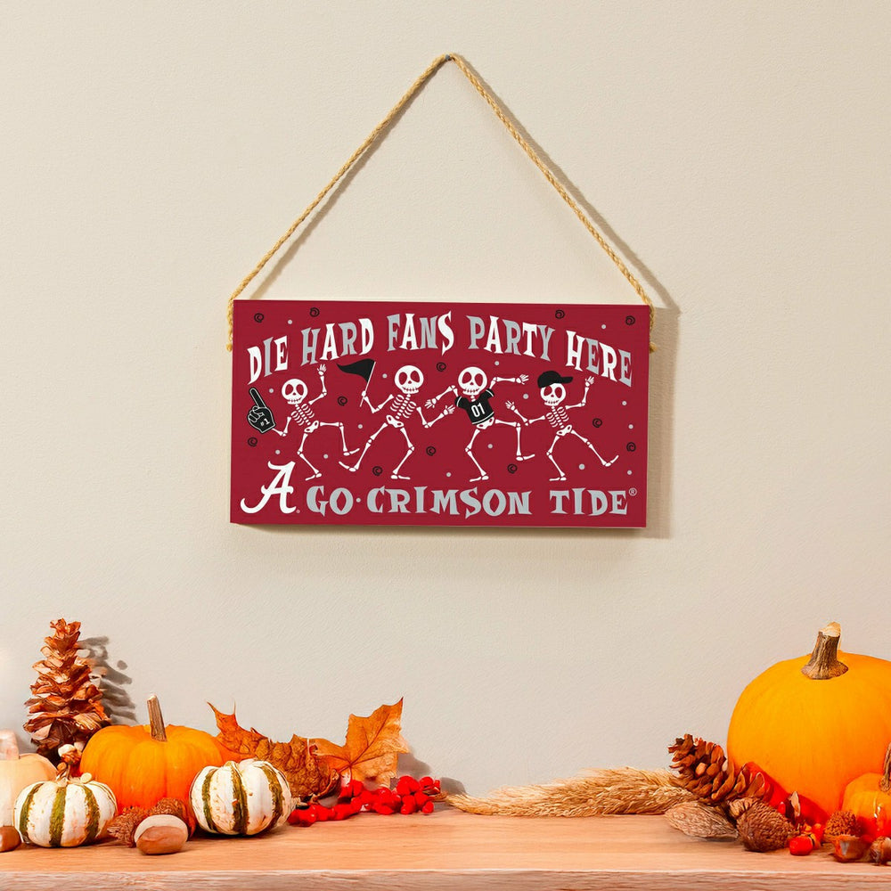 University of Alabama Halloween Wood Wall Sign, 6x11 - Collegiate Home