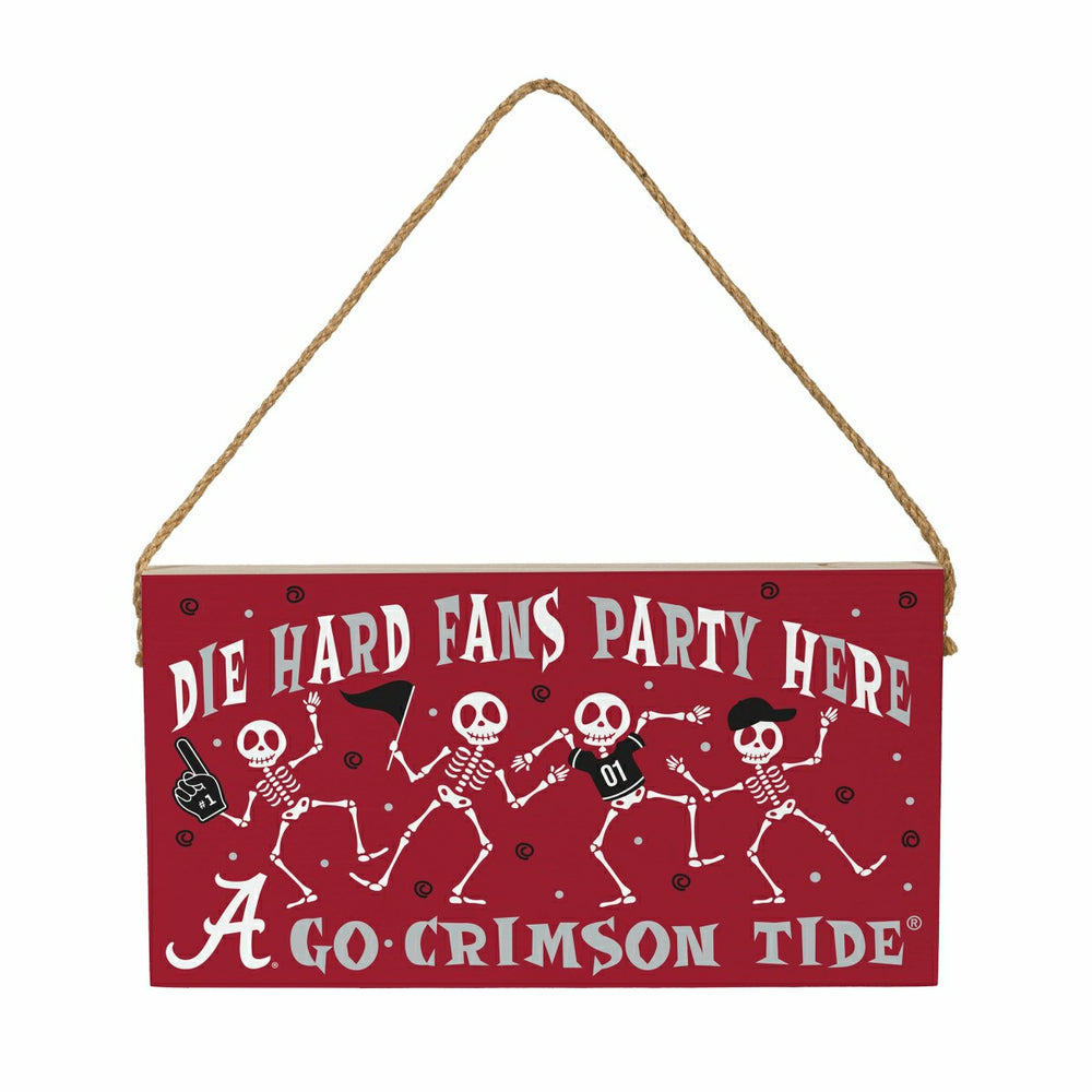 University of Alabama Halloween Wood Wall Sign, 6x11 - Collegiate Home