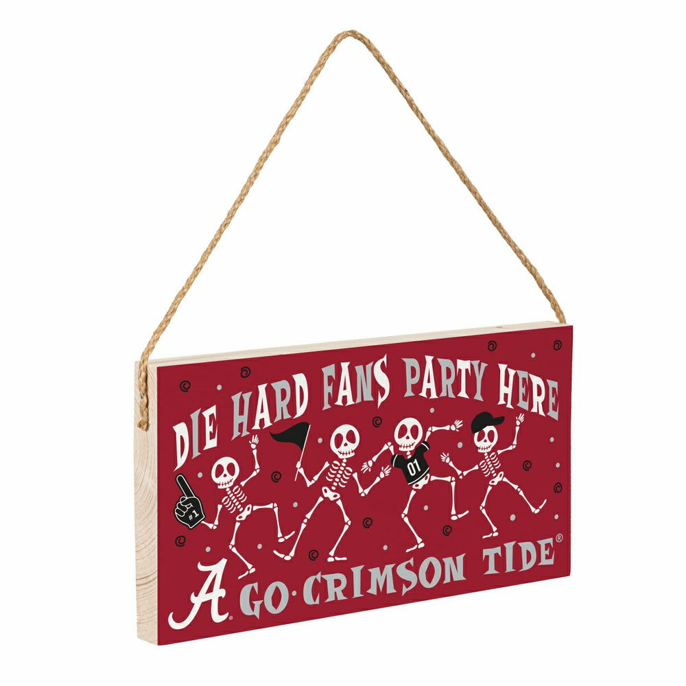 University of Alabama Halloween Wood Wall Sign, 6x11 - Collegiate Home