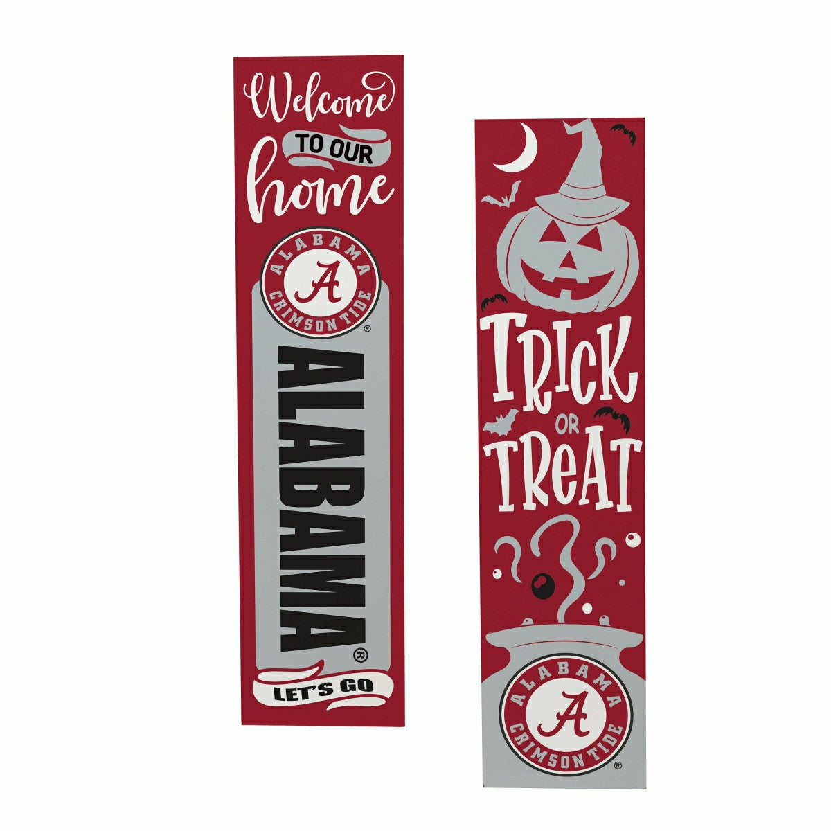 47" Double Sided Leaner, University of Alabama, Halloween - Collegiate Home