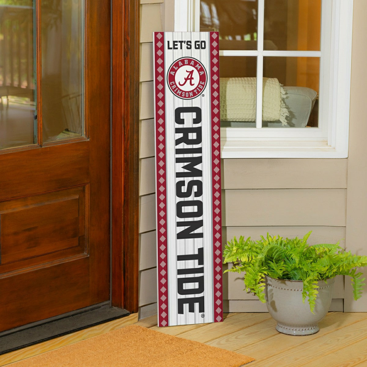 47" Double Sided Leaner, University of Alabama, Christmas - Collegiate Home