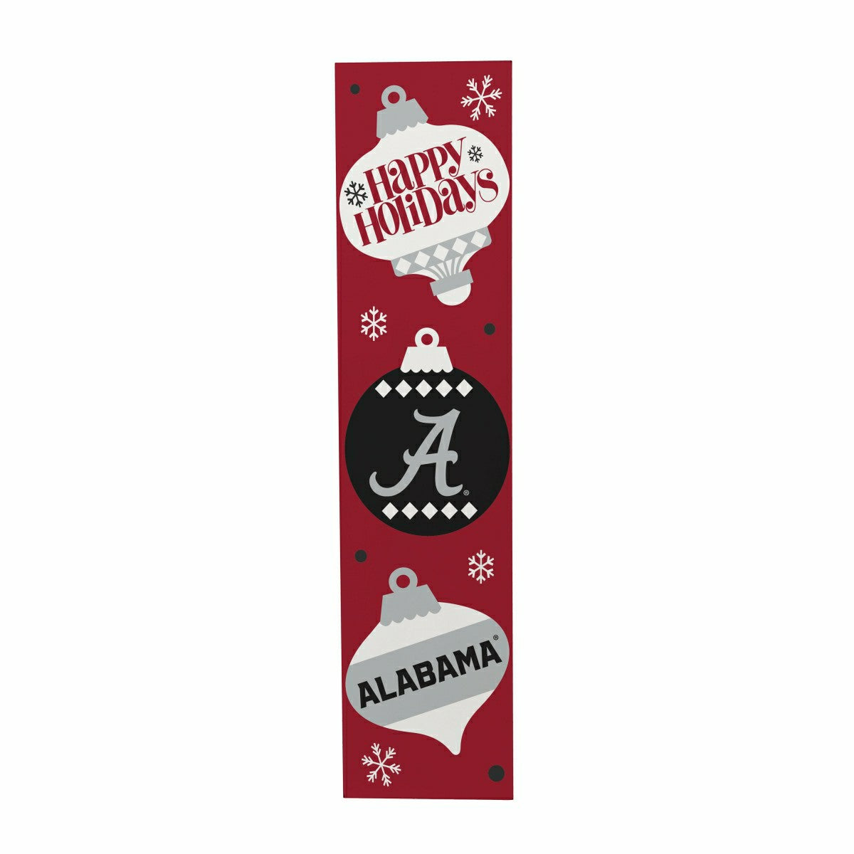 47" Double Sided Leaner, University of Alabama, Christmas - Collegiate Home