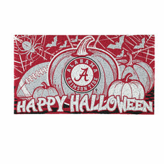 University of Alabama Halloween PVC Mat, 28"x16" - Collegiate