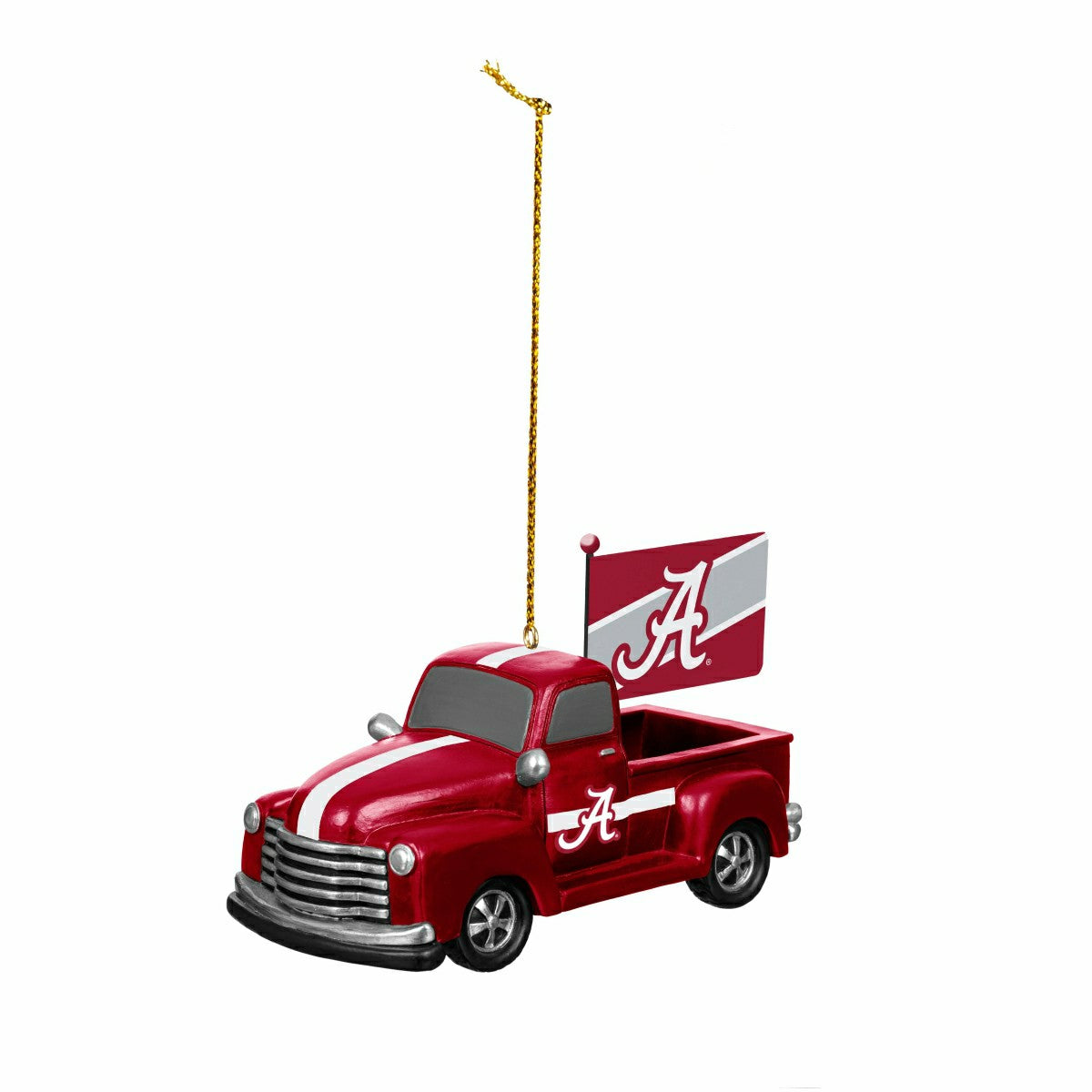 University of Alabama Rally Truck Ornament, Set of 2 - Collegiate Home
