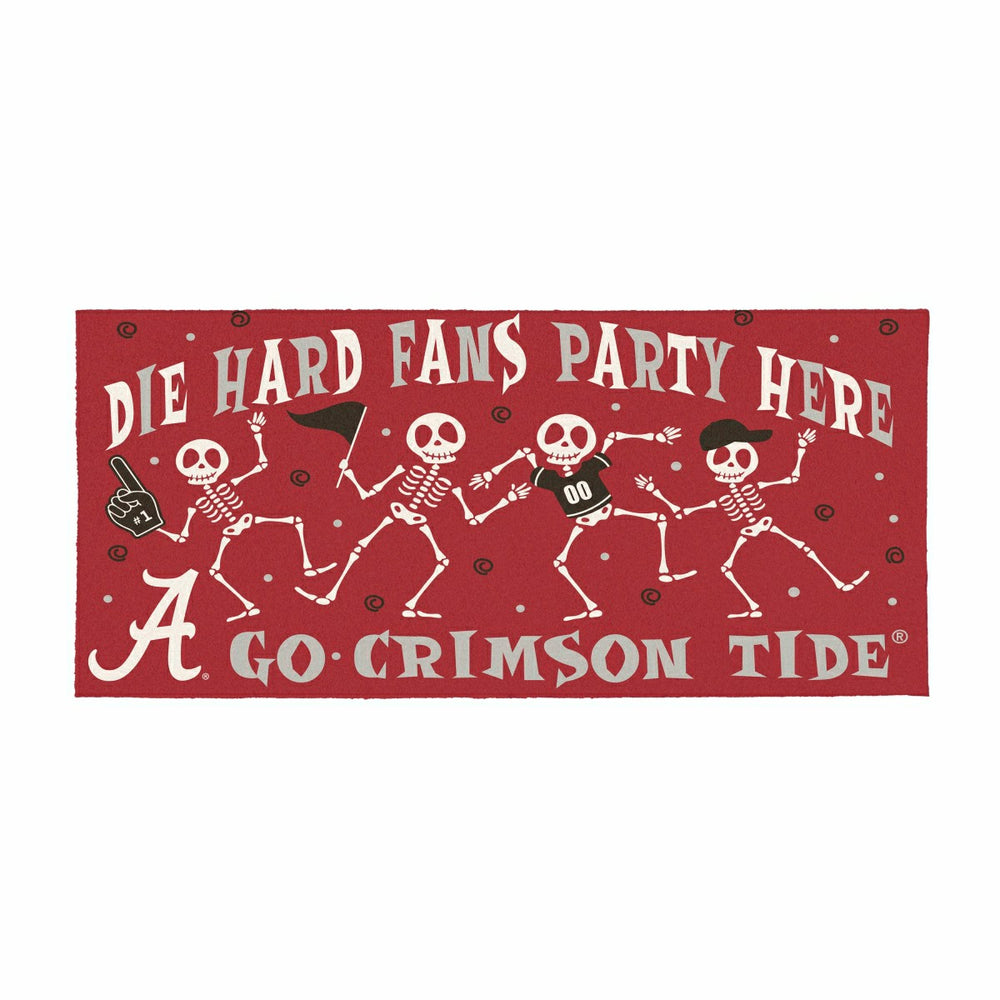 University of Alabama Flocked Coir Halloween Sassafras Switch Mat, 22" - Collegiate