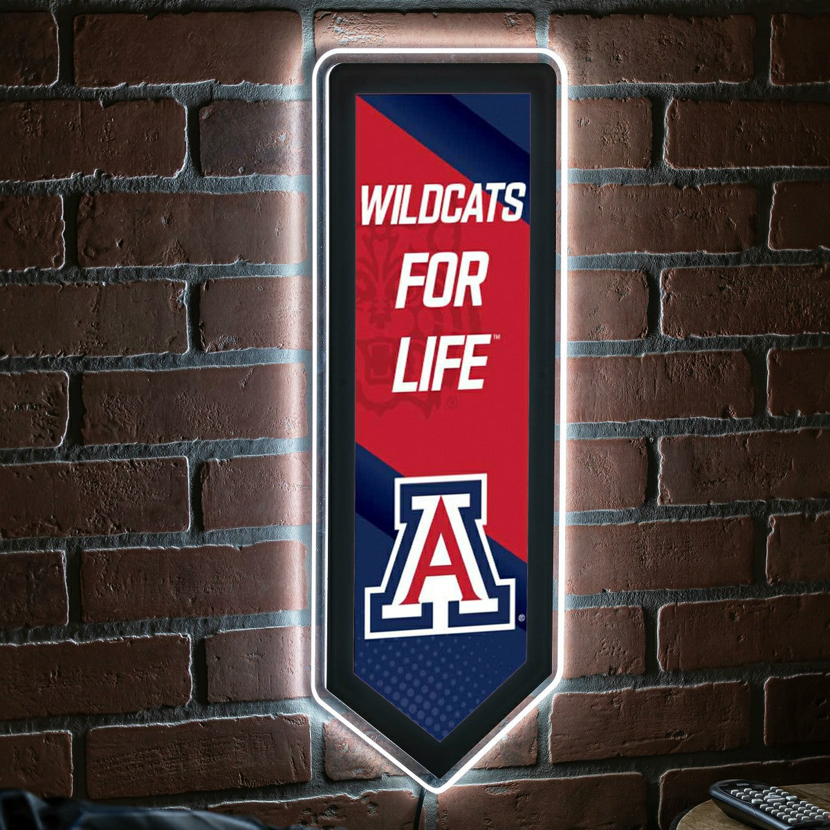 LED Wall Decor, Pennant, University of Arizona - Collegiate Home