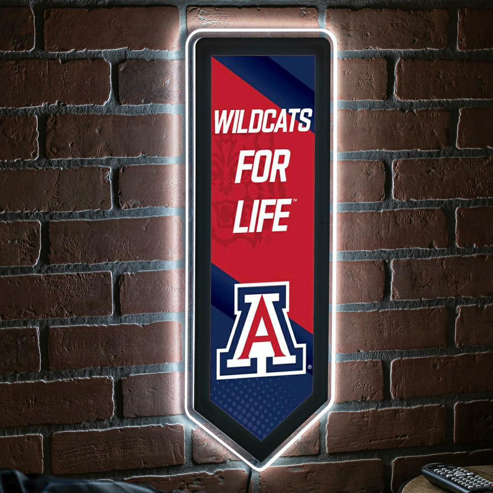 LED Wall Decor, Pennant, University of Arizona - Collegiate Home