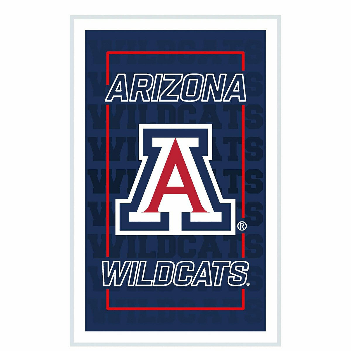 University of Arizona College Rectangle Neolite LED Decor - Collegiate Home