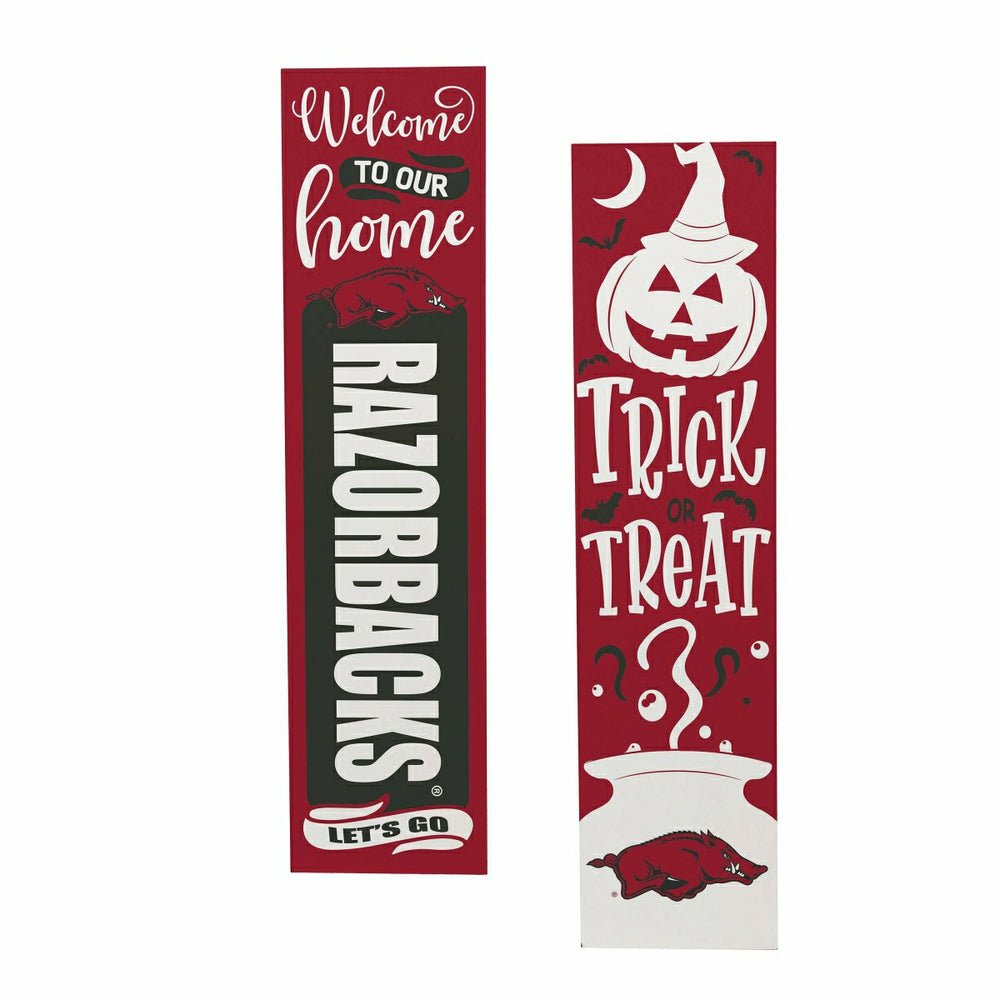47" Double Sided Leaner, University of Arkansas, Halloween - Collegiate Home