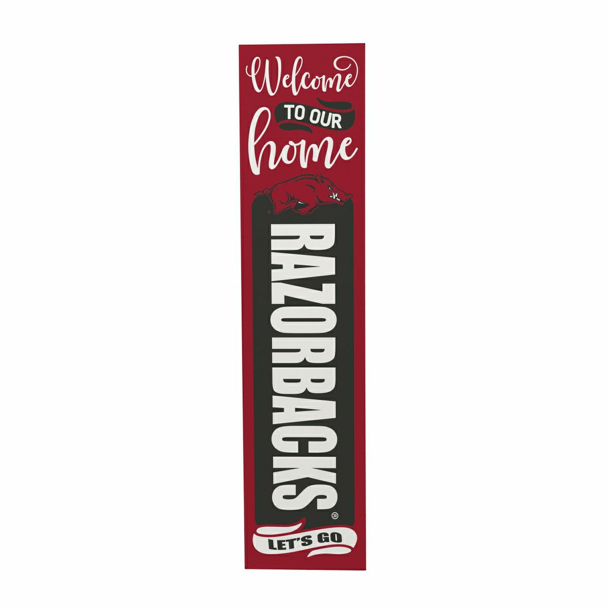 47" Double Sided Leaner, University of Arkansas, Halloween - Collegiate Home