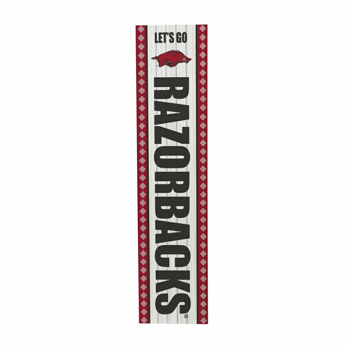 47" Double Sided Leaner, University of Arkansas, Christmas - Collegiate Home