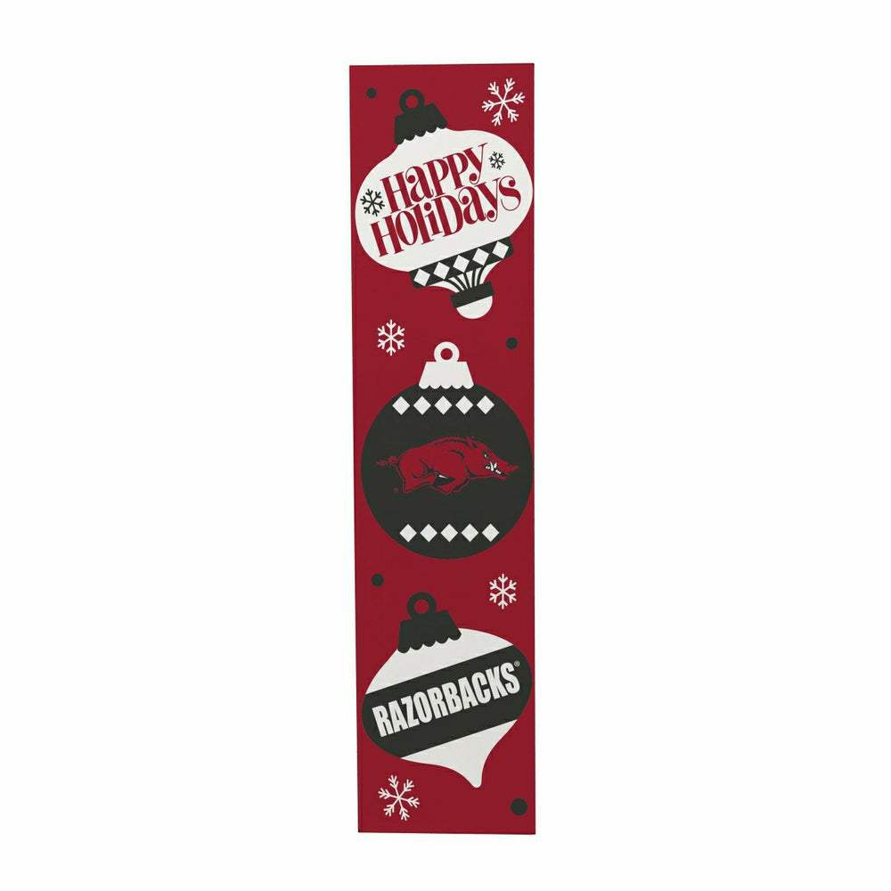 47" Double Sided Leaner, University of Arkansas, Christmas - Collegiate Home