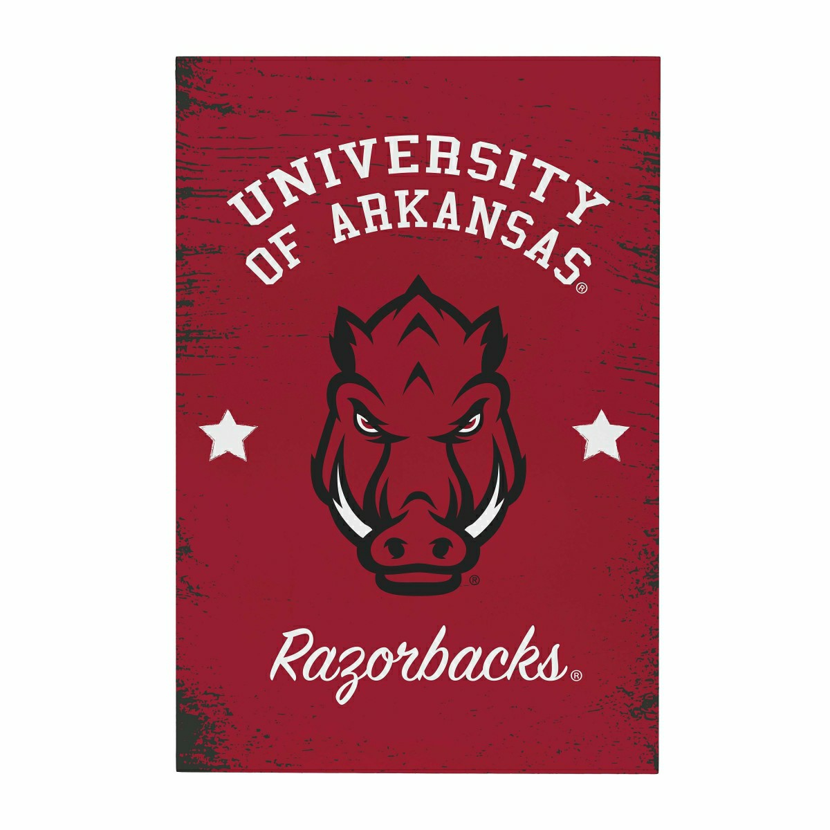 University of Arkansas Wood Wall Sign, 16x24 - Collegiate Home