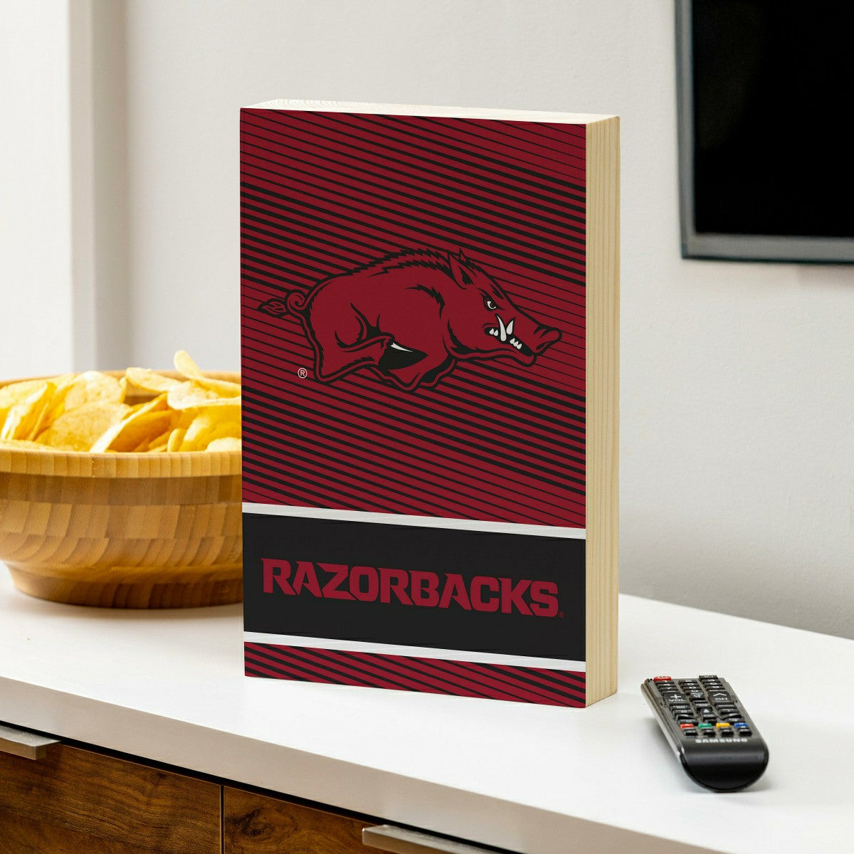 University of Arkansas Plock, Down Home Fans, 8x12 - Collegiate Home