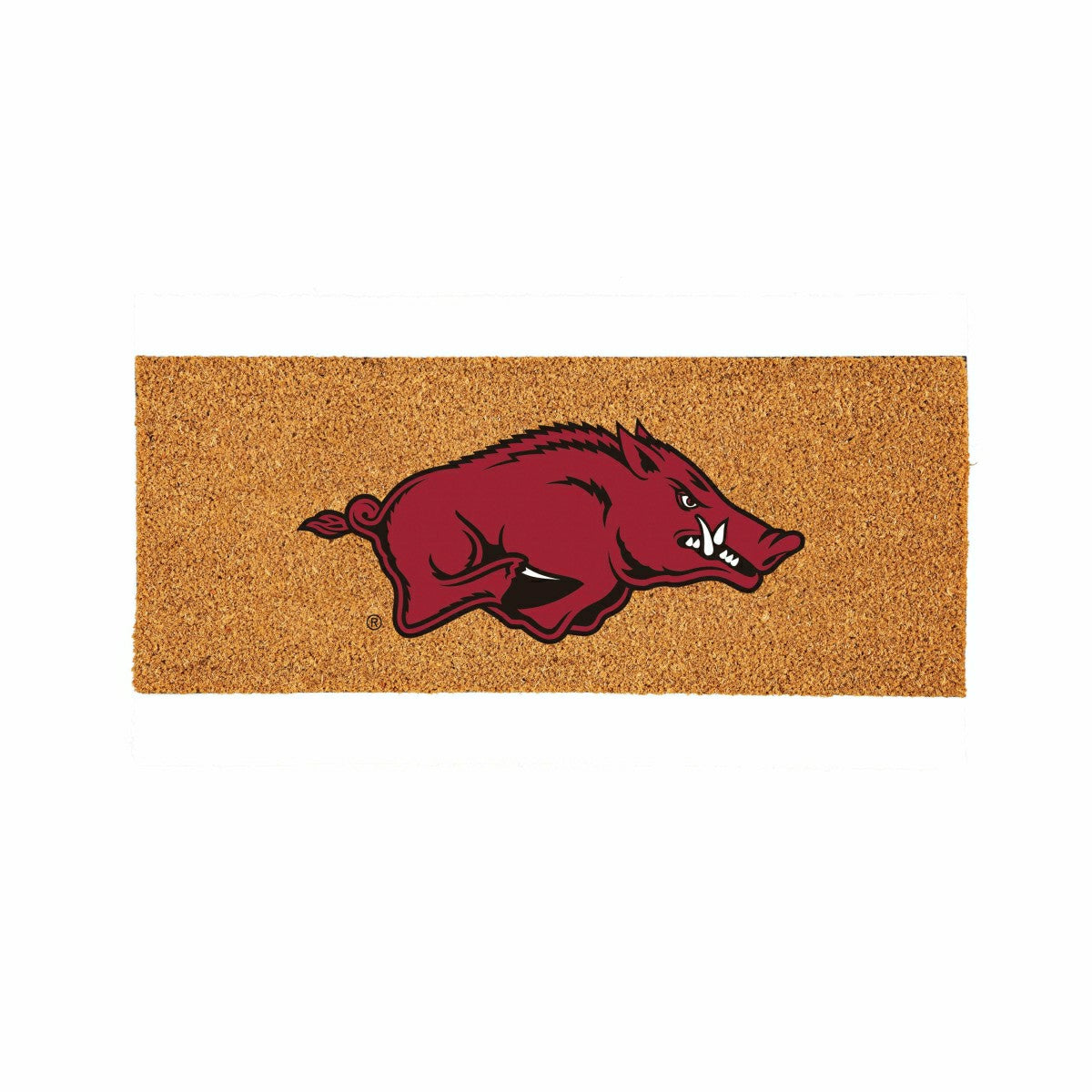 University of Arkansas Extra Large Full Color Coir Mat, 60"x24" - Collegiate