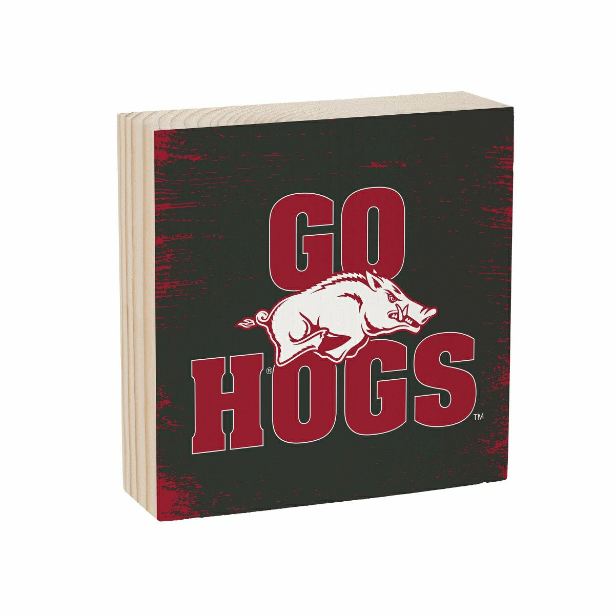University of Arkansas Plock, Down Home Fans, 6x6 - Collegiate Home