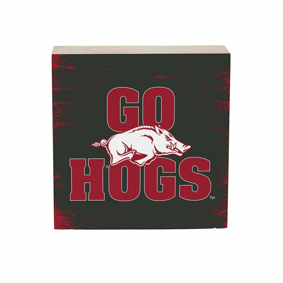 University of Arkansas Plock, Down Home Fans, 6x6 - Collegiate Home