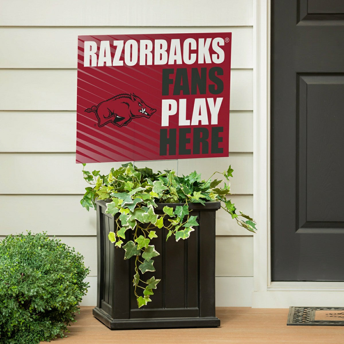 University of Arkansas Coroplast Yard Sign "Fans Play Here" - Collegiate Home